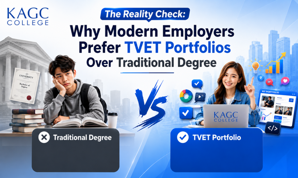 The Reality Check: Why Modern Employers Prefer TVET Portfolios Over Traditional Degrees